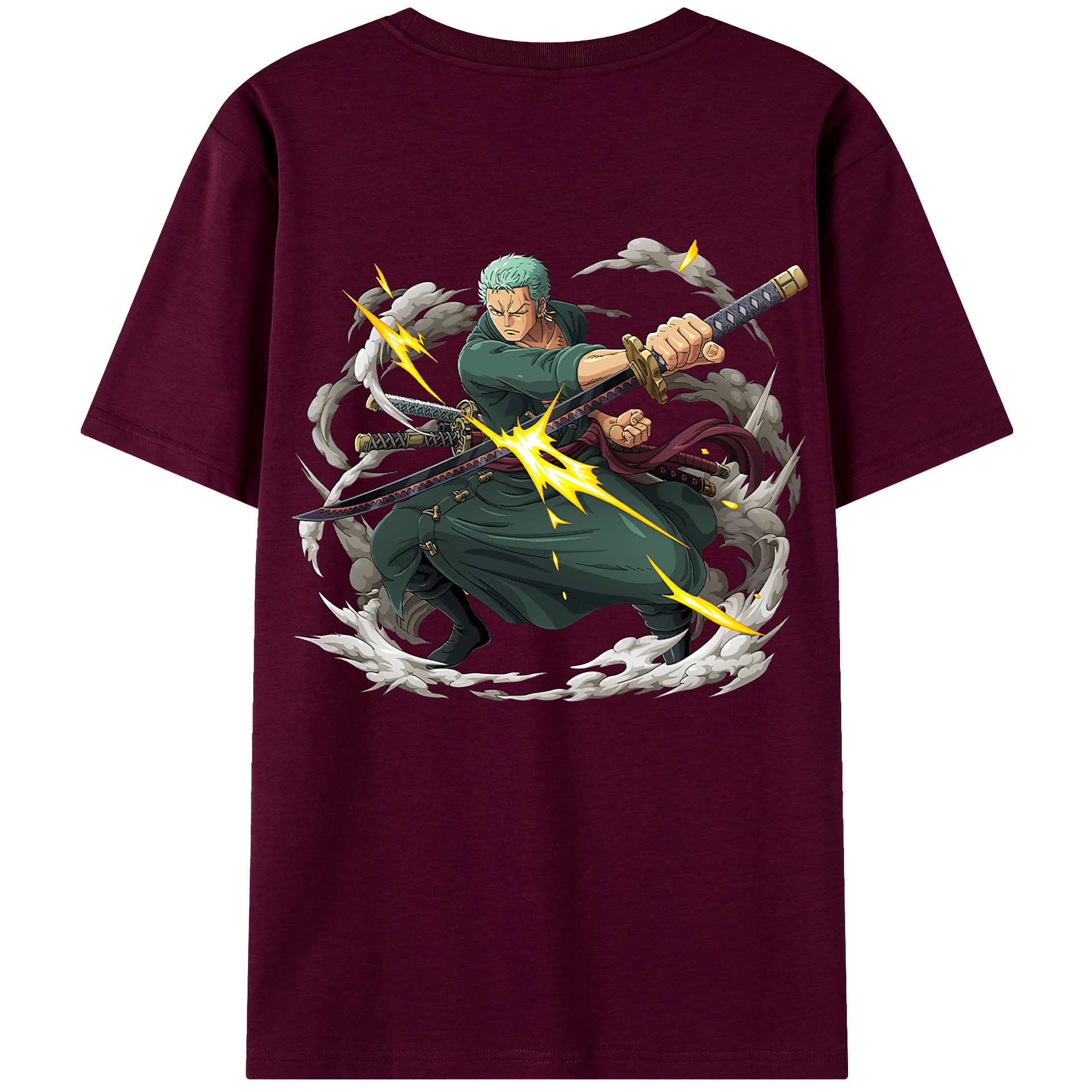 ワンピース ロロノア・ゾロ ONE PIECE Roronoa Zoro レディース半袖Tシャツ(バックプリント)